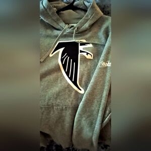Nike Gray and Black Sweatshirt Hoodie